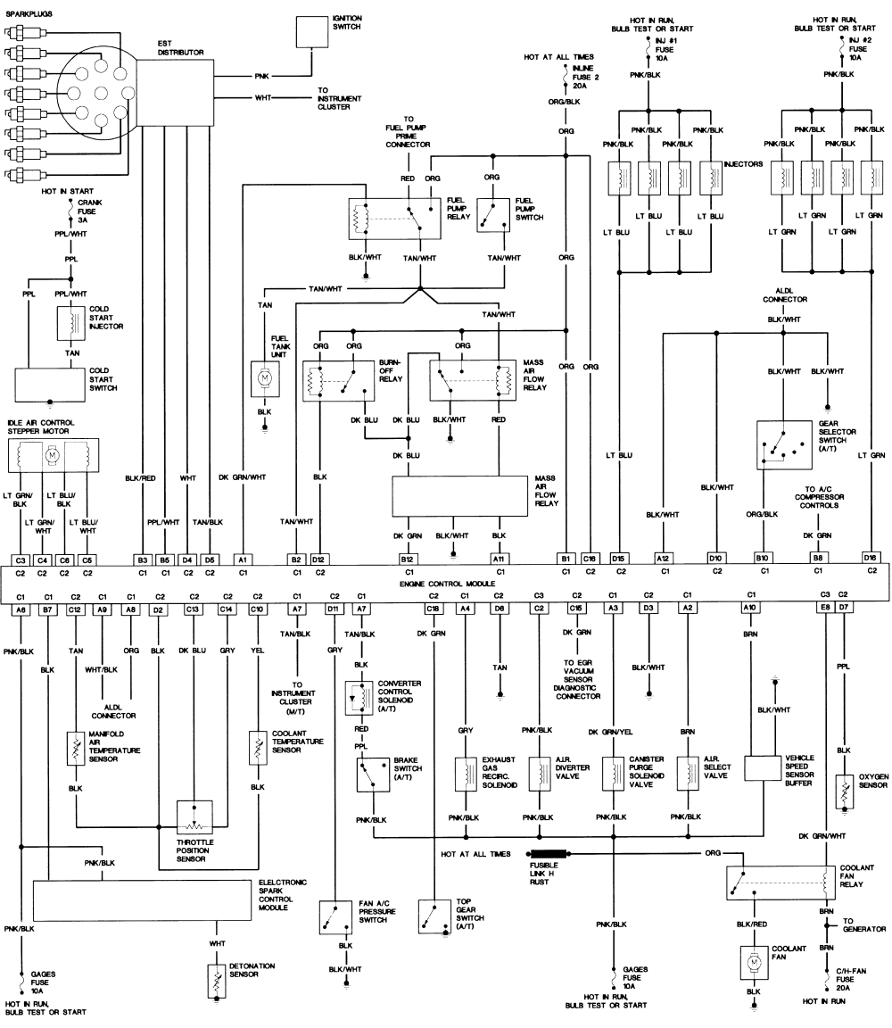 1989 Chevy Tbi 350 Engine Wiring Diagram