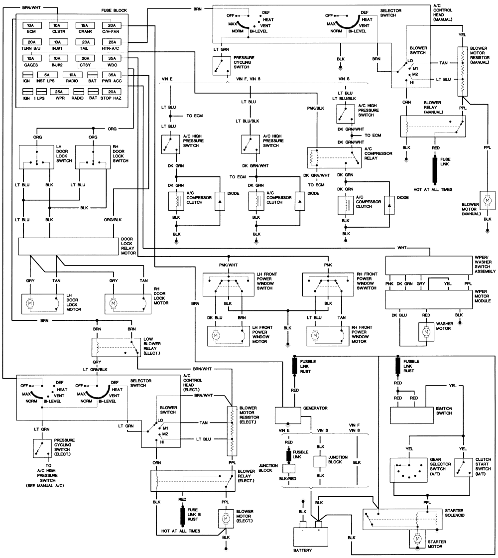 88 Camaro Wiper connector - Third Generation F-Body Message Boards