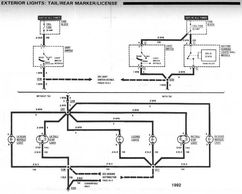 diagram_1992_exterior_lights_tail_rear_marker_license