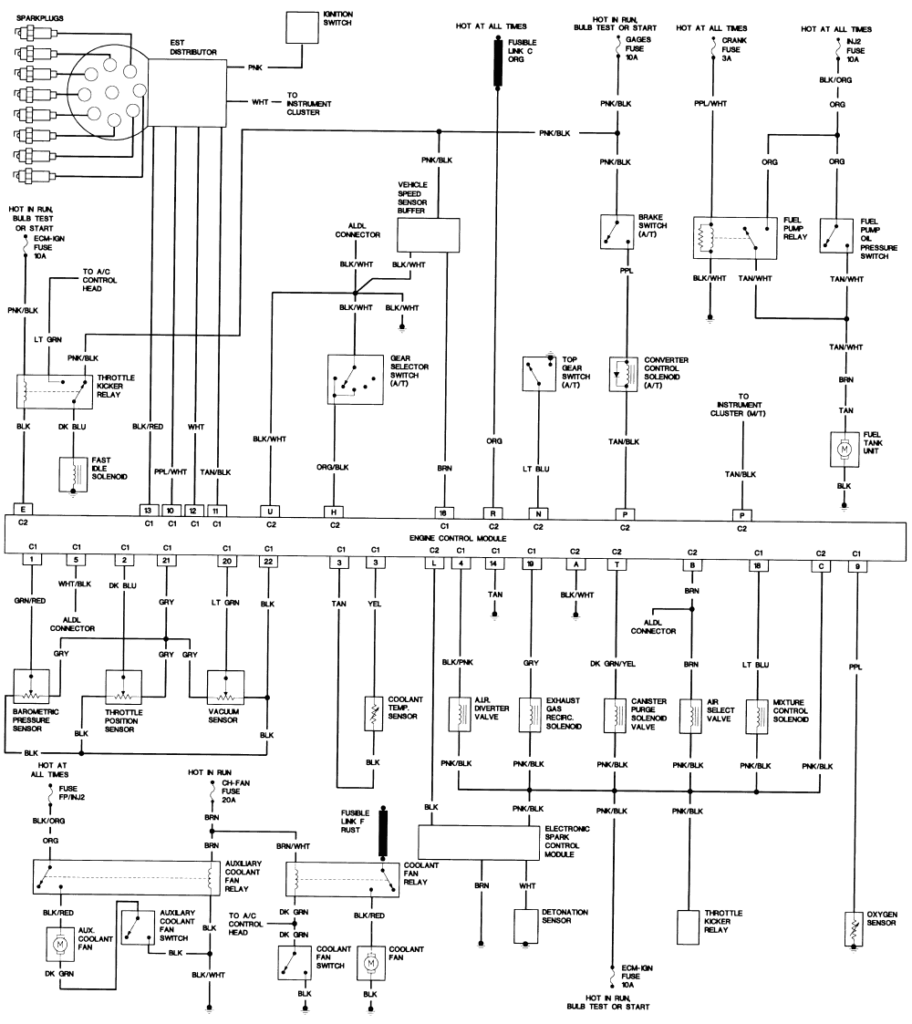 Fig29_1987_5_0L_carbureted_engine_wiring