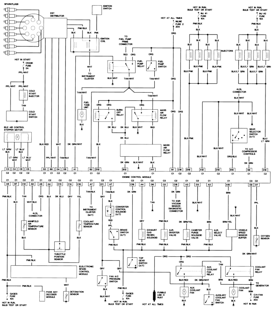 Fig36_1988_5_0L_Tuned_Port_Injection_engine_wiring